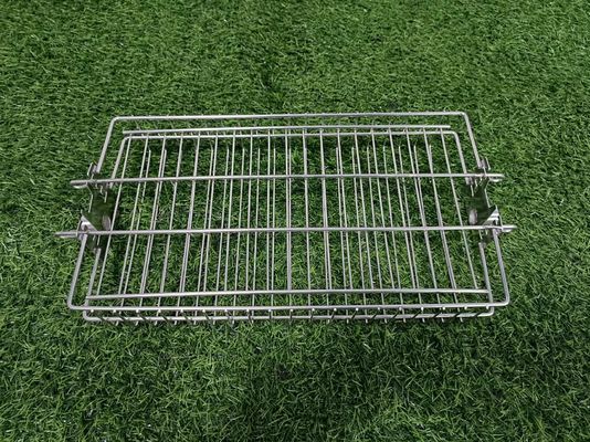 لوازم جانبی باربیکیو فضای باز AGA 201ss 8 میلی متری Napoleon Rotisserie Grill Basket