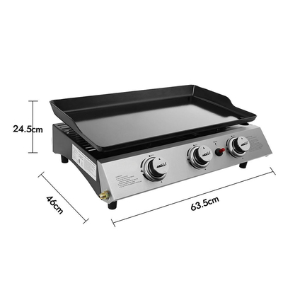 کباب پز برقی کباب پز برقی سی تی 201 CSA Teppanyaki BBQ برای کمپینگ