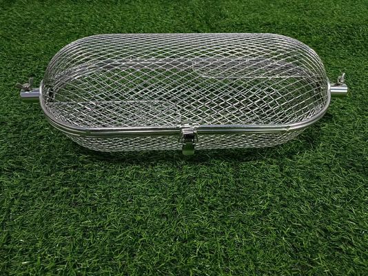 لوازم جانبی باربیکیو فضای باز AGA 201ss 8 میلی متری Napoleon Rotisserie Grill Basket