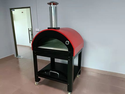 اجاق پیتزا با چوب استیل ضد زنگ CSA بیرون اجاق ها چوب را می سوزاند